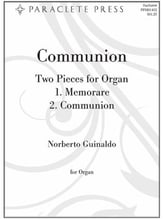 Communion : Two Pieces for Organ Organ sheet music cover